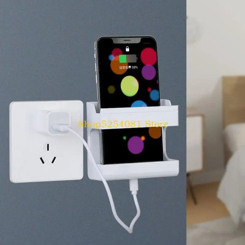 AXYC ABS Remote Control Wall Holder with Raised Front Edge and Open Access for Living Room, Bedroom, Study, or Office