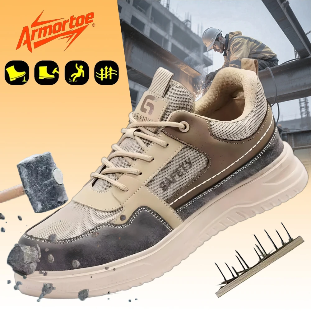 

ArmorToe Insulation 10KV Four Seasons Section Safety Shoes Anti-smash Anti-stabbing Wear-resistant Electrician Shoes #Armor2563