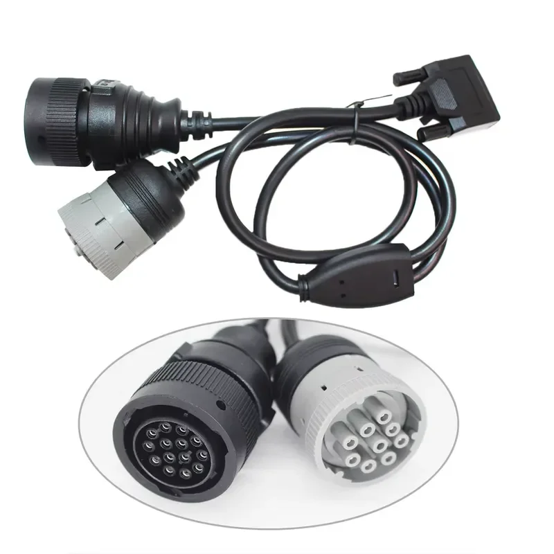 For ET4 Heavy Truck Diagnostic Tool with USB/J1939 Interface Black Color for All for Trucks & Excavators