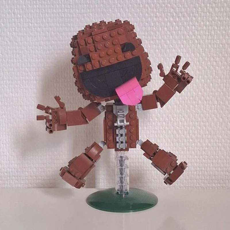478 قطعة MOC Sackboy نموذج اللبنات العمارة تجميع فكرة إبداعية هدية الكريسماس ألعاب تعليمية الطوب عيد ميلاد الاطفال #2