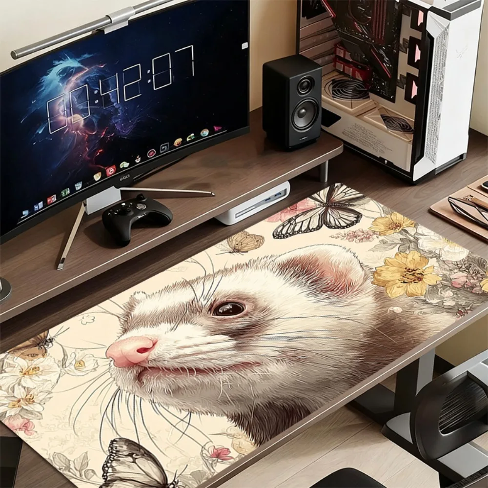 Hamster Butterfly Large Mouse Pad pk control 1 mousepad tapis de souris xxl mouse pad alfombra escritorio alfombrilla de mouse