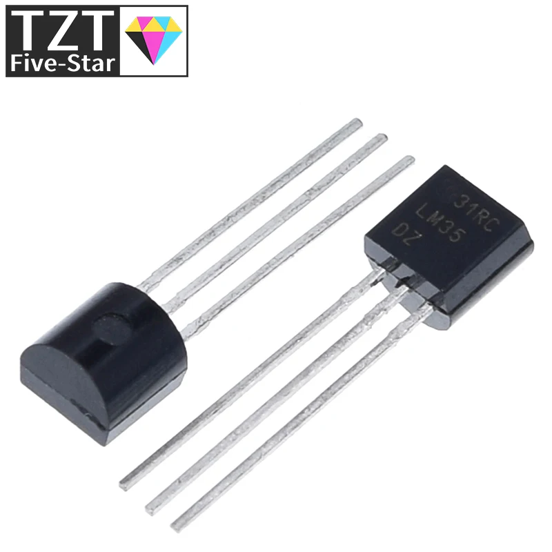 3/5 قطعة LM35DZ LM35 درجة حرارة مئوية دقيقة