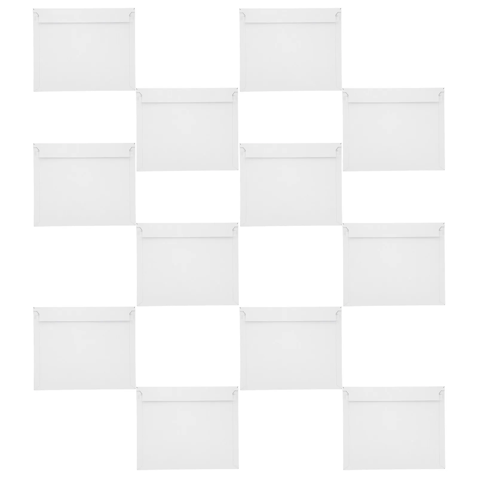 20Pcs White Rigid Paper Mailing Envelopes Self Sealing Document Mailers for Photos Files Shipping Packing Document Mailers view 4