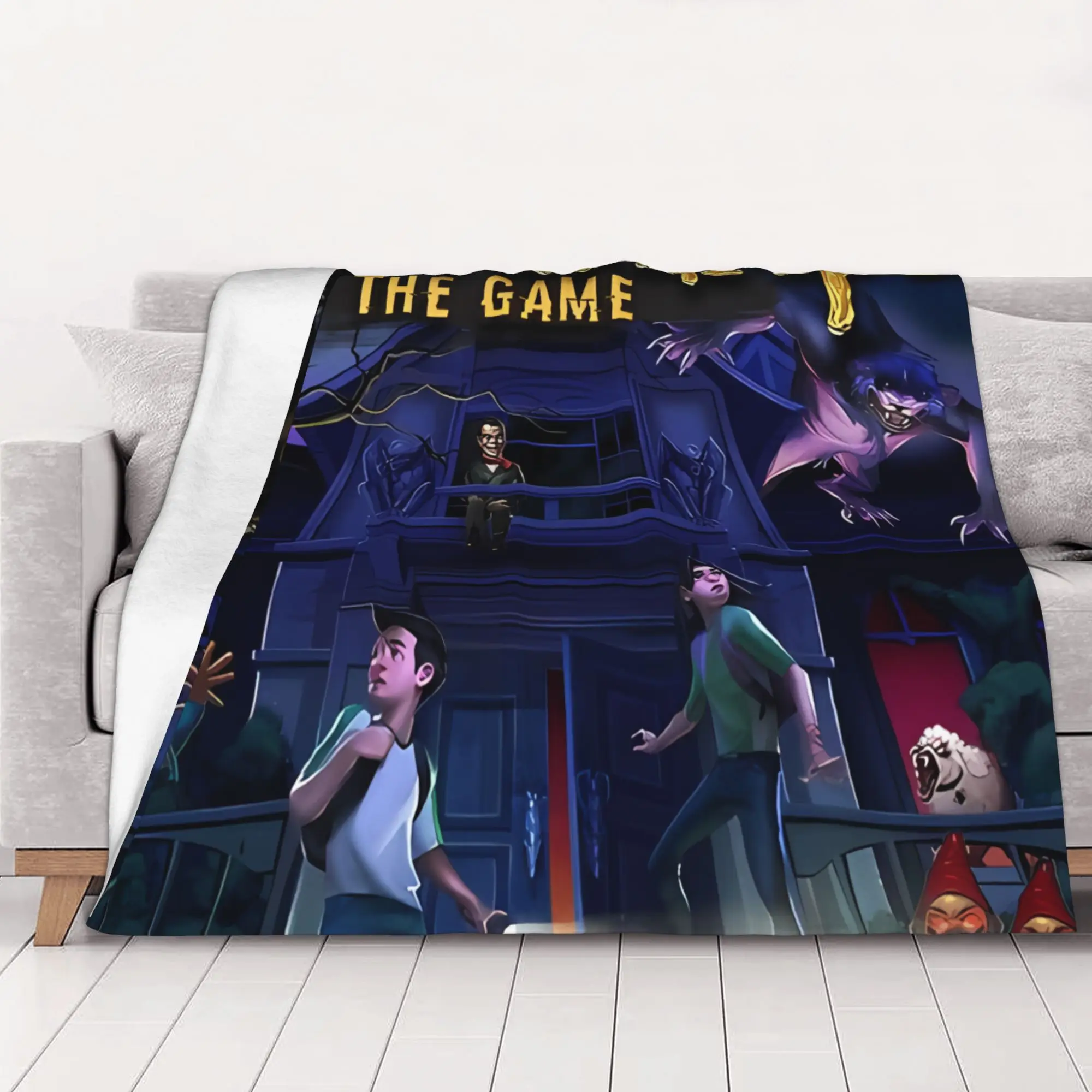 1PC The House Goosebumps home room decorations Winter Blankets for Adults Bedding Home Interior Sofa Knee