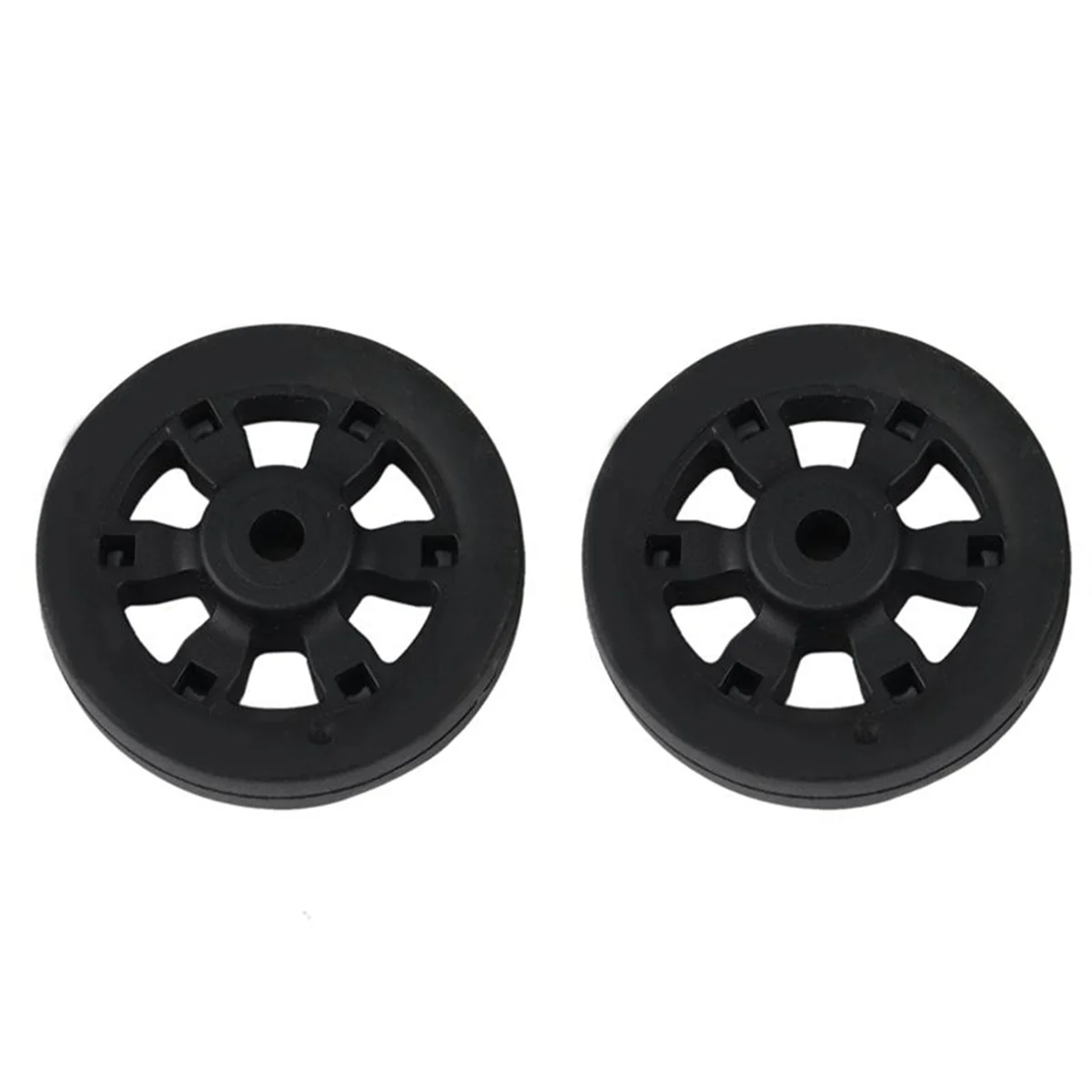 8X Luggage Accessories Wheels Aircraft Suitcase Pulley Rollers Mute Wheel Wear- Parts Repair 55X12Mm