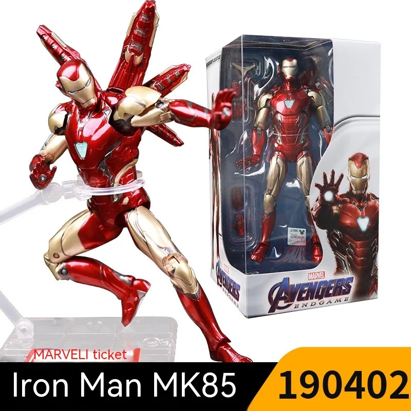 Zd Original Marvel Iron Man Gantry Legends 1/10 Mk85 Action Figure Statue Collectible Model Ornament Toy Adult Kid Toy Gift