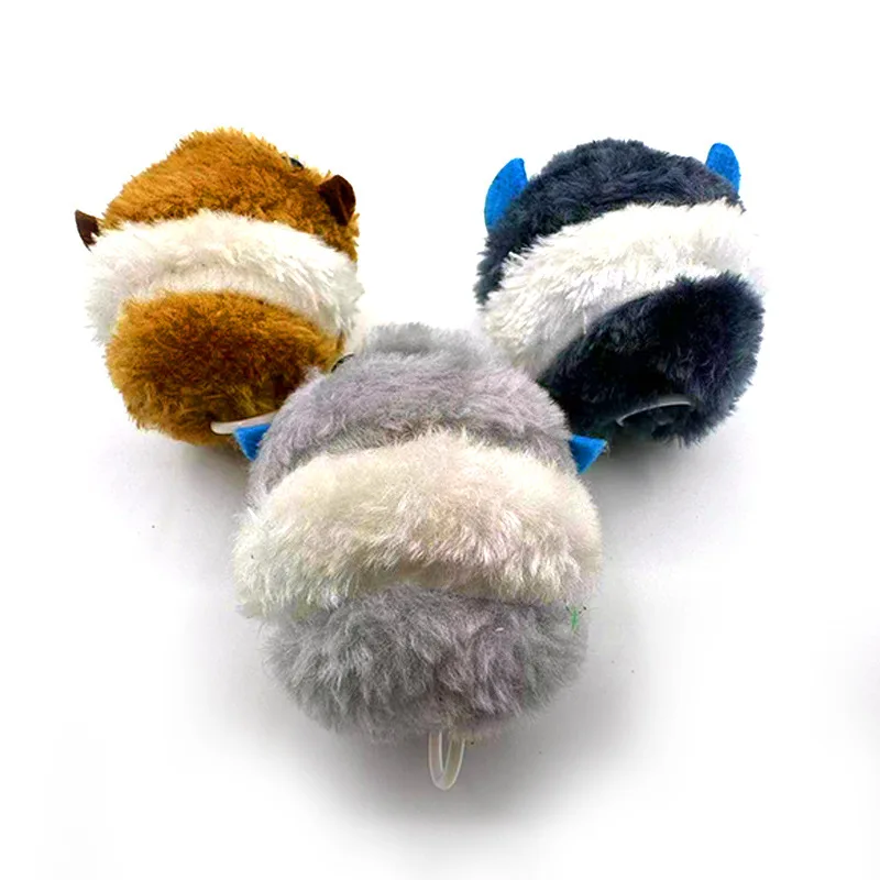 Movement Vibrating Drawstring Mouse Cat Catching Mouse Toy Funny Plush Mechanical Mouse Toy for Cats to Play