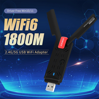 FENVI WiFi 6 USB Adapter USB 3.0 AX1800 Dual Band 2.4G 5GHz USB Receiver Dongle Network Card WiFi Adapter Win7 10 11