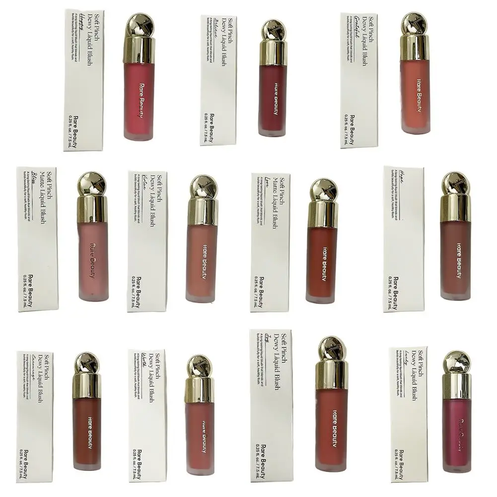 Rare Beauty Lipstick Blush Cream Eyes Liquid Cosmetics Waterproof Moisture Plump 11 Color Makeup Face Contour