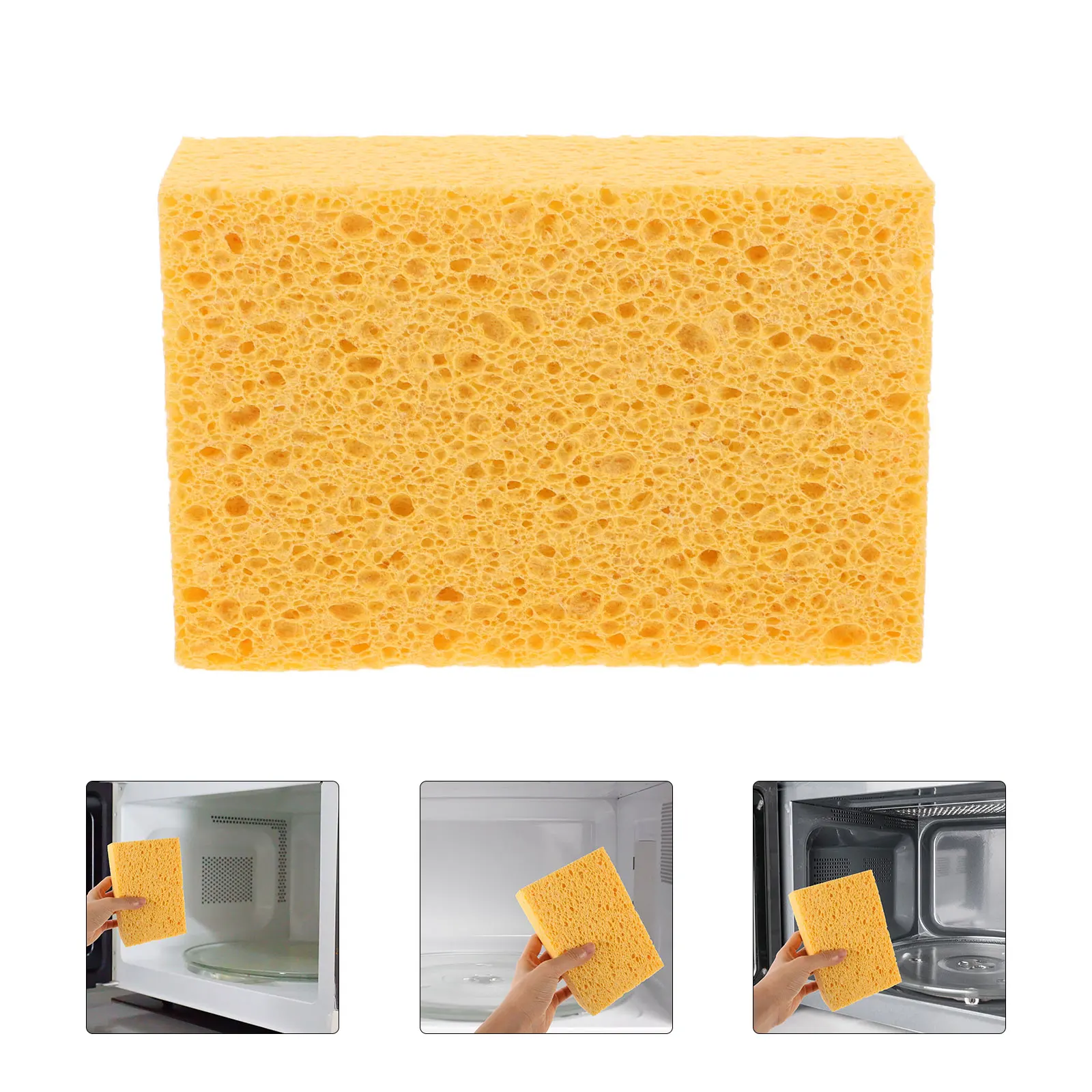 

Heavy Duty Dish For Kitchen Reusable Scrub Sponge Strong Stable Long Lasting Light Quick Drying No Odor Multi-Function Wok