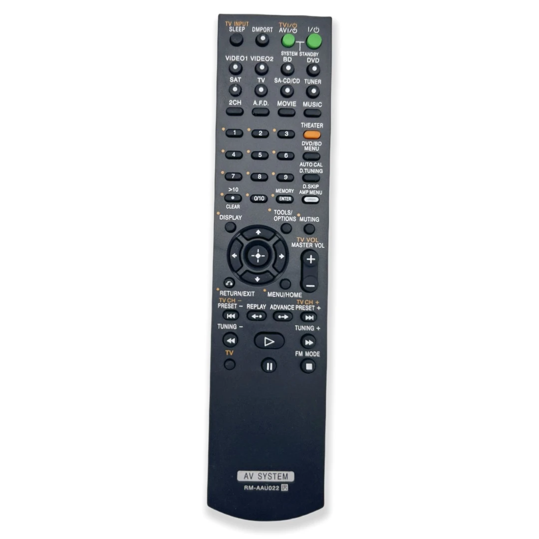 Replacement Remote Control RM-AAU022 For SONY Home Theater HT-SS2300, HT-DDW5000, STR-DG520, STR-KM7500, HT-DDWG700