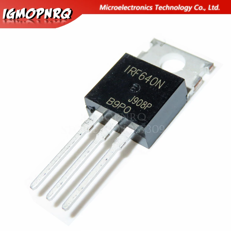 10pcs IRF640N F640 IRF640NPBF MOSFET MOSFT 200V 18A 150mOhm 44.7nC TO-220 new original