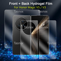 3 in 1 Front / Back Screen Protector For Honor Magic V5 V3 Vs3 Ultra Clear Full Coverage Soft Repairable Hydrogel Film -No Glass