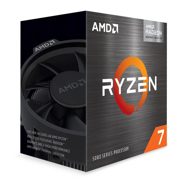 AMD Ryzen genuine box R7 5700G CPU (with Cesanne/AM4/built-in graphics/cooler)