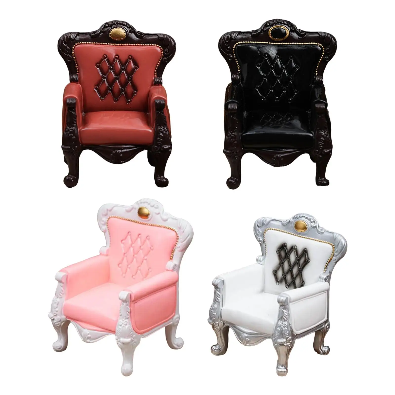 1:6 casa de bonecas sofá modelo em miniatura sala estar móveis colecionáveis dioramas boneca cadeira sofá para micro paisagem acessórios