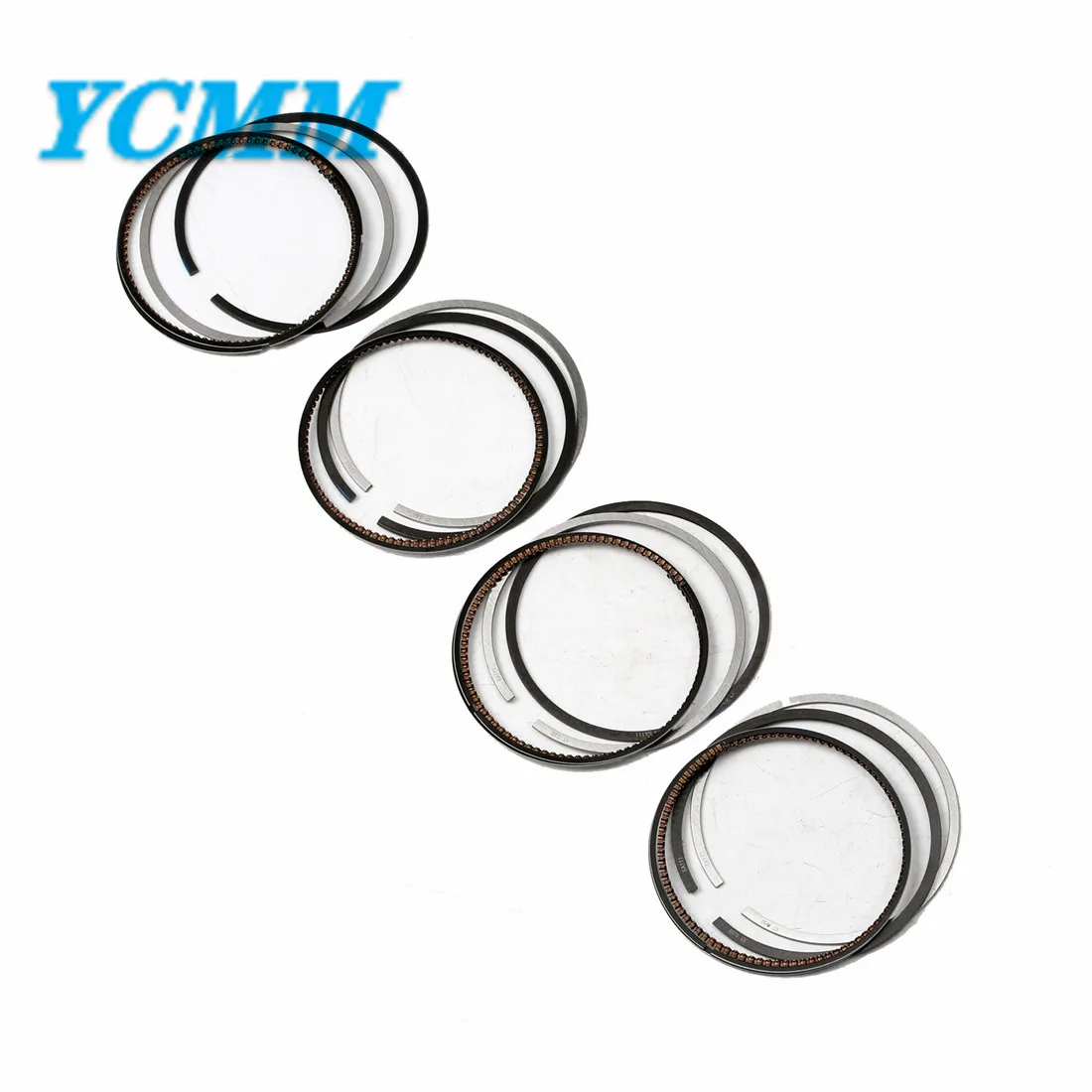 EA111 1.4TSI 4PCS Piston Rings Set Oversize+0.50mm 03C198151P For AUDI  A1 VW Golf Jetta Tiguan Touran Skoda FABIA II Seat CAVD