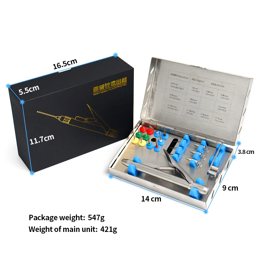 Dental Endodontic Broken File Remover System Kit Root Canal File Extractors Dental Surgical Instrument