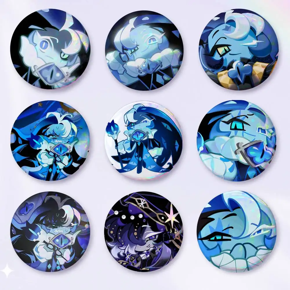 A-s-Shadow M-Milk Cookie Cosplay COSTUME Badge Pin Tinplate Brooch Prop Xmas Gift Birthday Gift