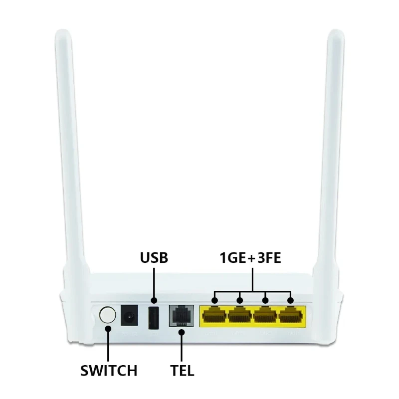 HG8546M GPON ONU الأصلي UPC ONT 1GE 3FE TEL 2.4G WIFI 5db FTTH مودم راوتر GPON XPON ONU #2