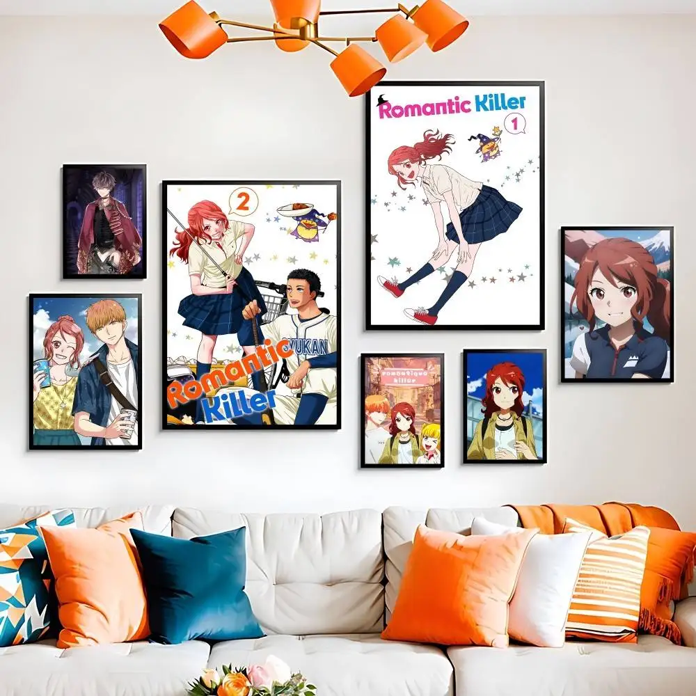 R-Romantic K-Killer Hochwertiges Druckposter, wasserdichte Wandkunst, Filmposter für Wohnzimmer, Schlafzimmer, Retro-Raumdekoration, Geschenk