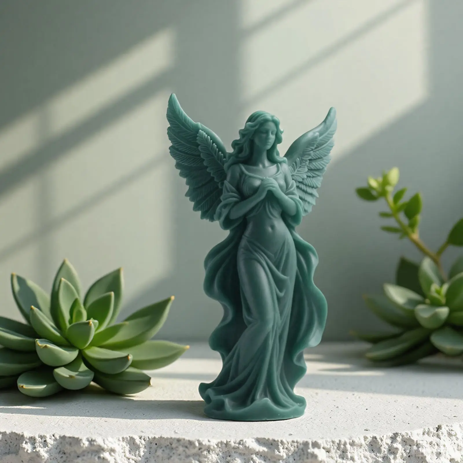 Fantasia Ali d'angelo Dea Aroma Candela Stampo in silicone Angelo fai da te Diffusore Pietra Ornamenti decorativi Stampo in silicone Decorazioni per la casa