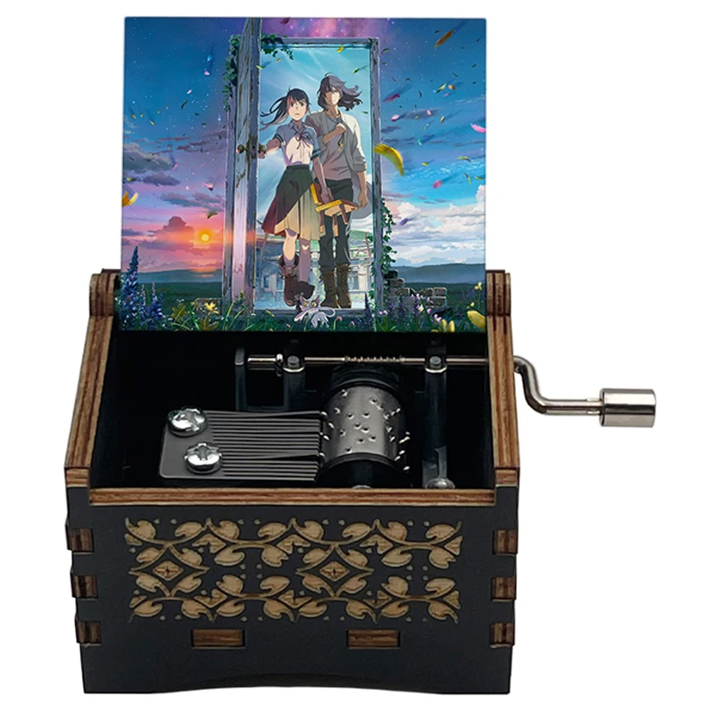Anime Theme Song《Suzume》Climax 14-seconds Adapted 18-Tone Music Box Home Decoration Ornaments Holiday Party Gifts for Friends