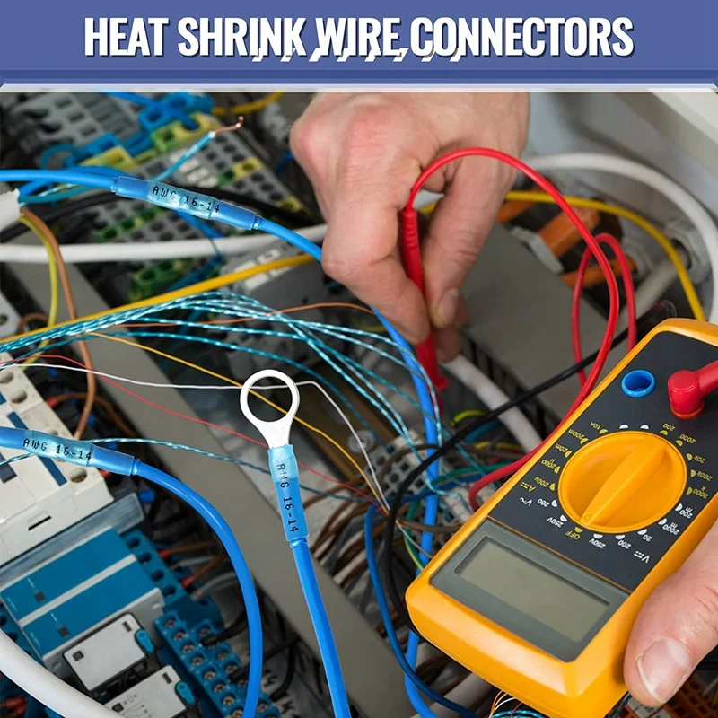 

Heat Shrink Wire Connectors 350PCS Heat Shrink Butt Connectors, Marine Grade Waterproof Wire Connectors