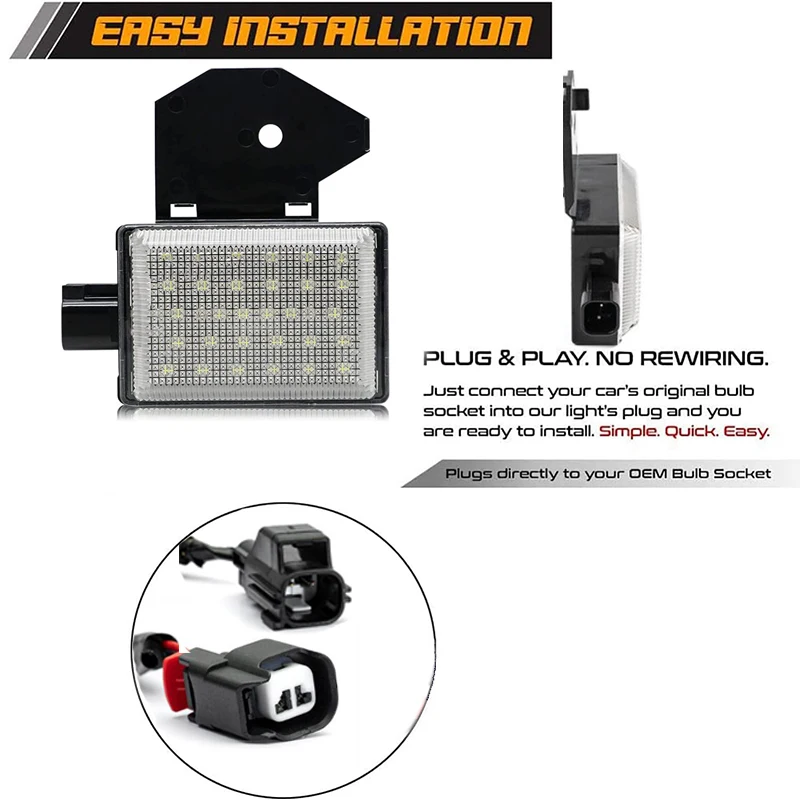 1Pcs LED Under Hood Light For Dodge RAM 1500 2500 3500 4500 5500 Jeep Cherokee Wrangler Chrysler Engine Compartment Utility Lamp