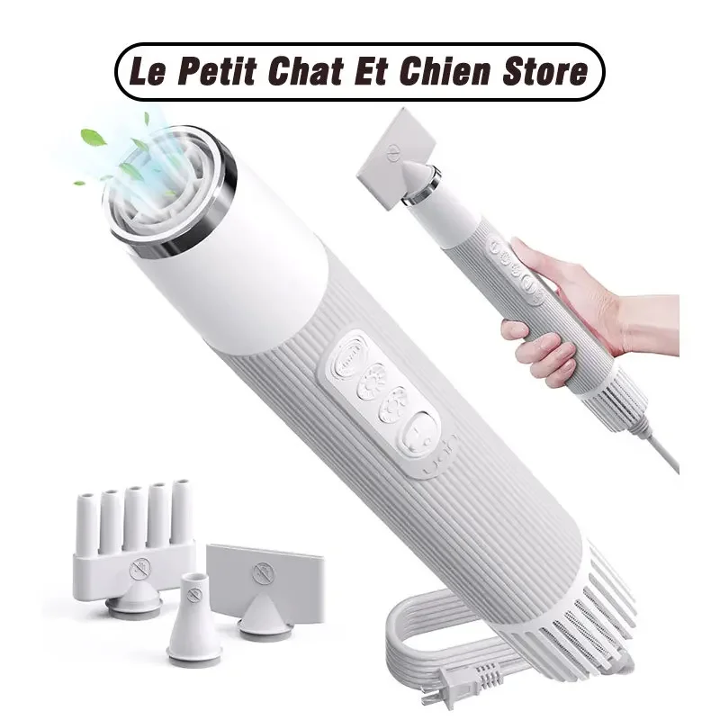 

Uahpet Portable Handheld Pet Grooming Hair Dryer Dog Blow Dryer with NTC Smart Temperature Control High Velocity Pet Force Dryer