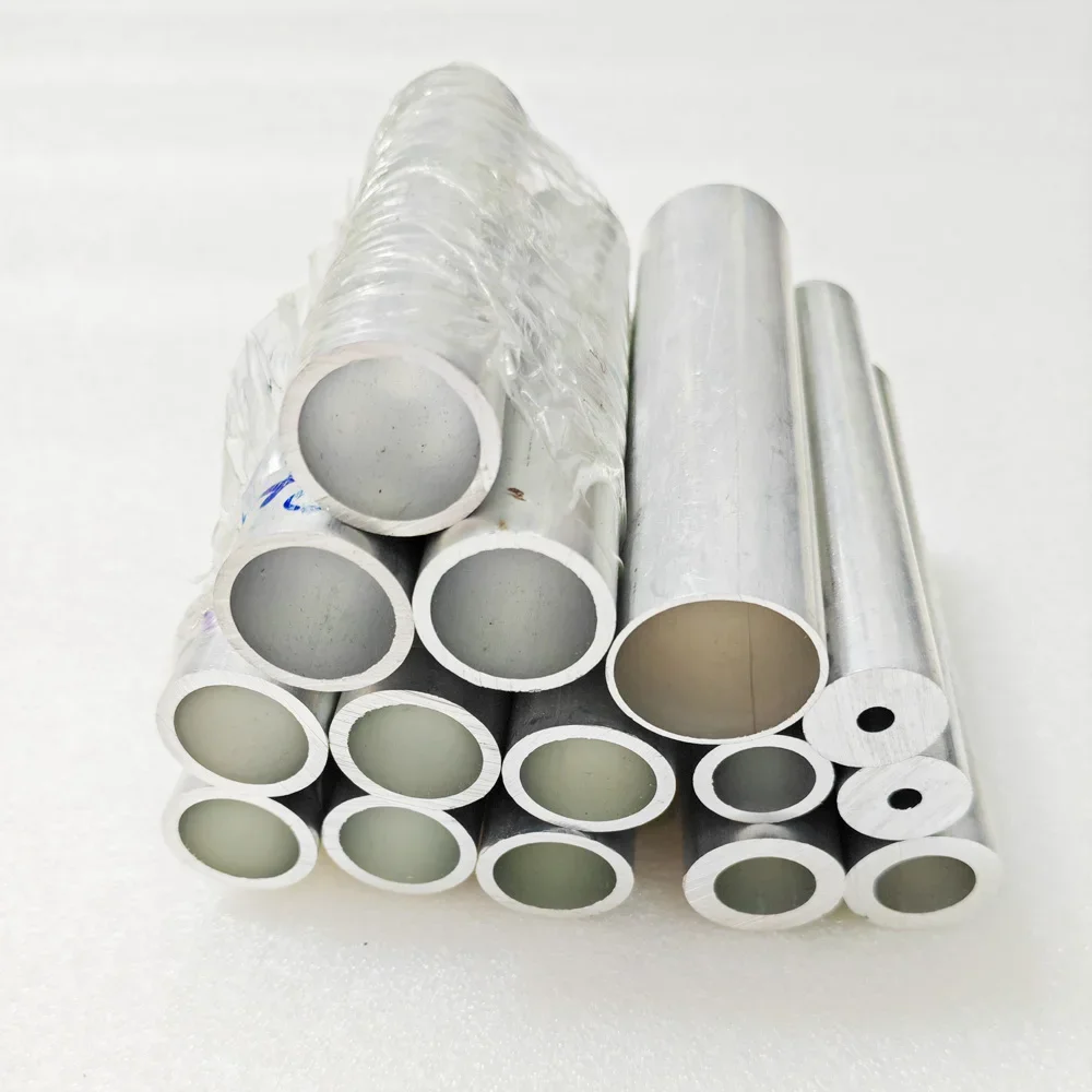 1Pc 6061 Aluminium Alloy Tube OD 68/70/80/86mm Hollow Round Aluminum Pipes Plumbing ID 40/43/60/70/73/80mm Length 100mm 200mm