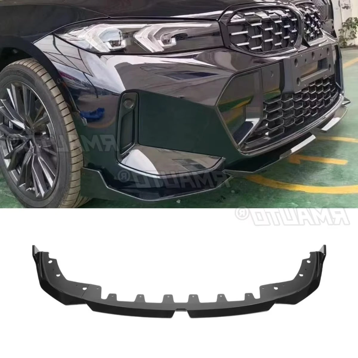 

Для BMW 3 серии G20 2020-2023 автомобильный передний бампер, спойлер, диффузор для губ, модификация, защита бампера, модификация