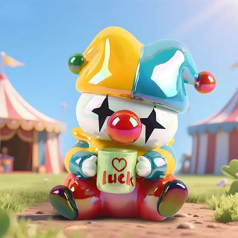 New Arrival Hot Selling Circus Clown Diary Blind Box Novel Trendy Toy Figurine Workstation Decoration  Birthday Gift Garage Kit