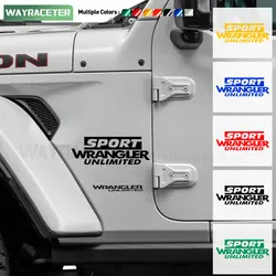 1 Pc Reflective Rubicon Unlimited Sport Side Fender Sticker Bonnet Trunk Decal For Jeep Wrangler JK JL TJ YJ CJ Accessories