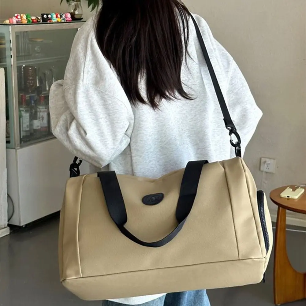 

Oxford Travel Luggage Bag Sturdy Foldable Nylon Duffle Bag Short Distance Multi-functional Large Capacity Handbag Sports