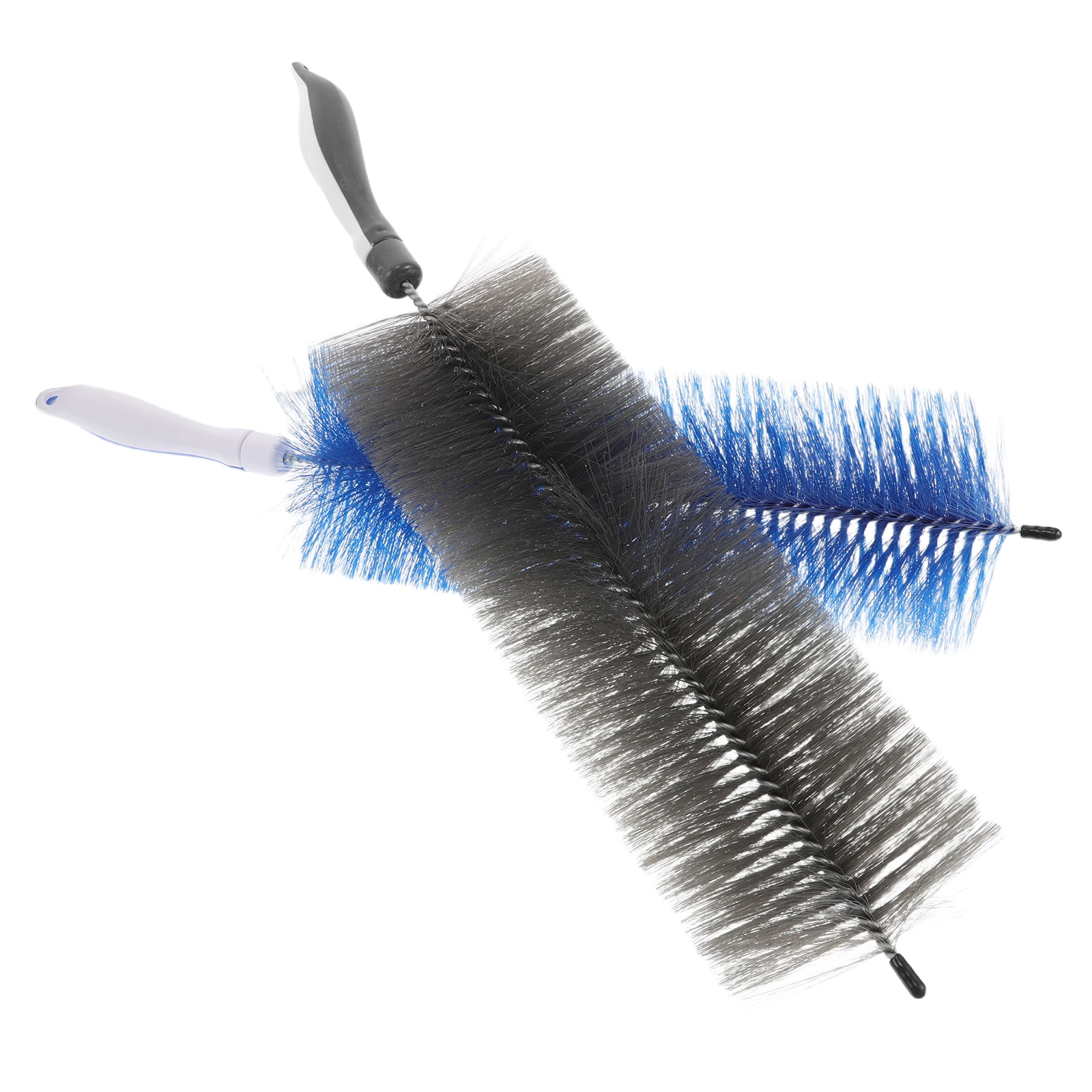 

2PC Bendable Fan Duster Plastic Dust Cleaner Ceiling Brush Reusable Dirt Remover for Fan Air Conditioning Home Car Vents Shutter