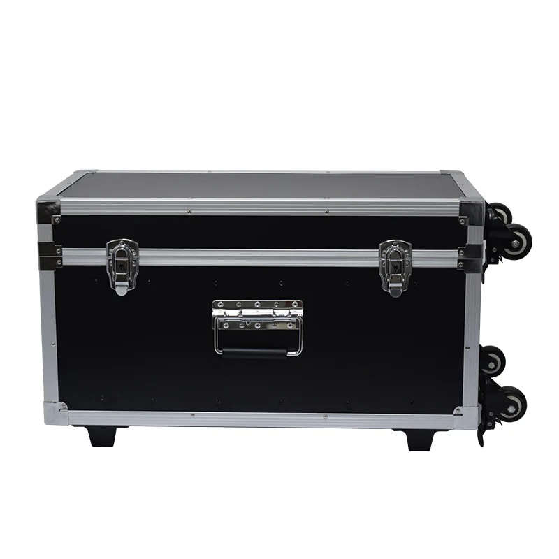 Large capacity multi-layer aluminum alloy aluminum box, double lock aluminum alloy