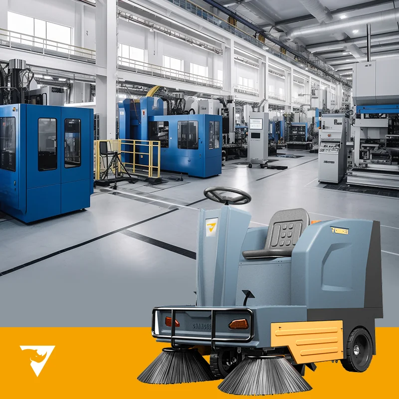 Chancee U135 Hot Sale Automatic Ride On Floor Scrubber Dryer Concrete Tile Cleaning Machine