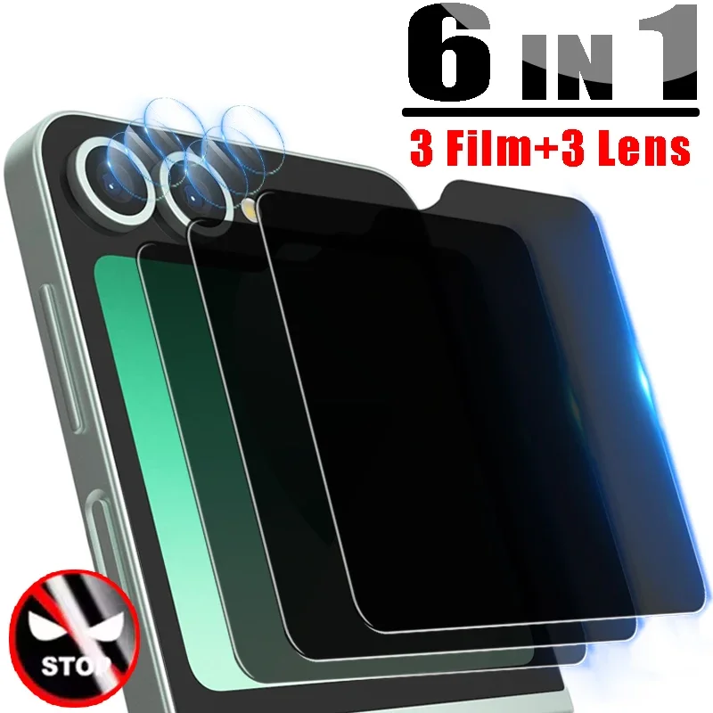 Is the 6in1 Privacy Tempered Glass for Samsung Galaxy Z Flip 6 the Ultimate Shield for Your Camera and Screen?