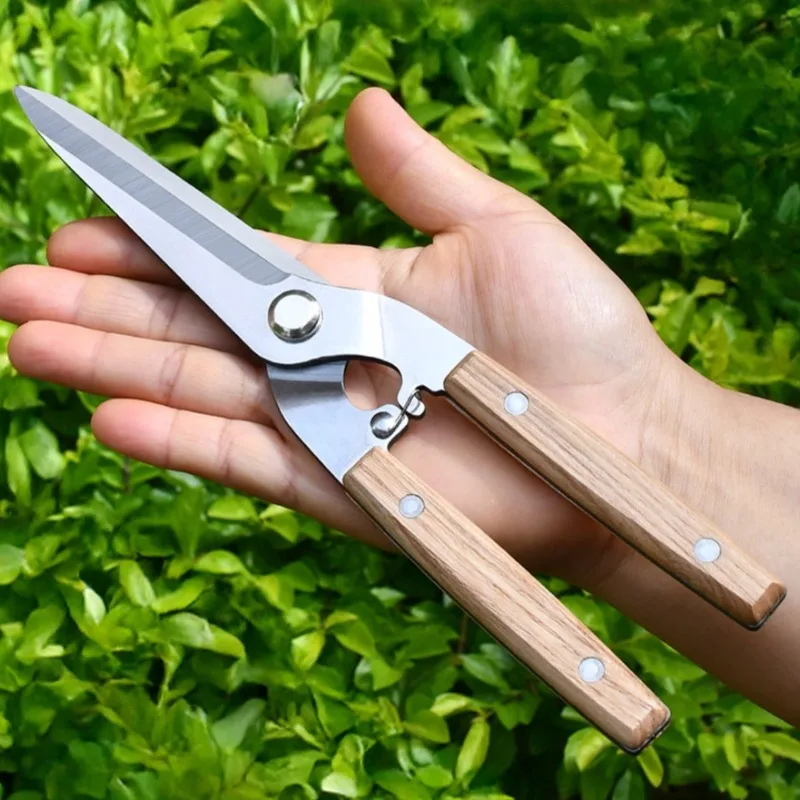Stainless Steel Floral Pruning Shears Sharp Straight Blade Garden Flower Trimming Scissors Plant Cutting Flower Gardening Tools