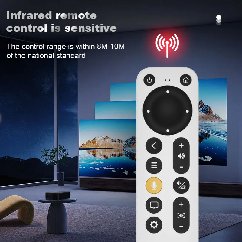 Télécommande de projecteur Dess pour C4 C5 Pro avec bouton vocal