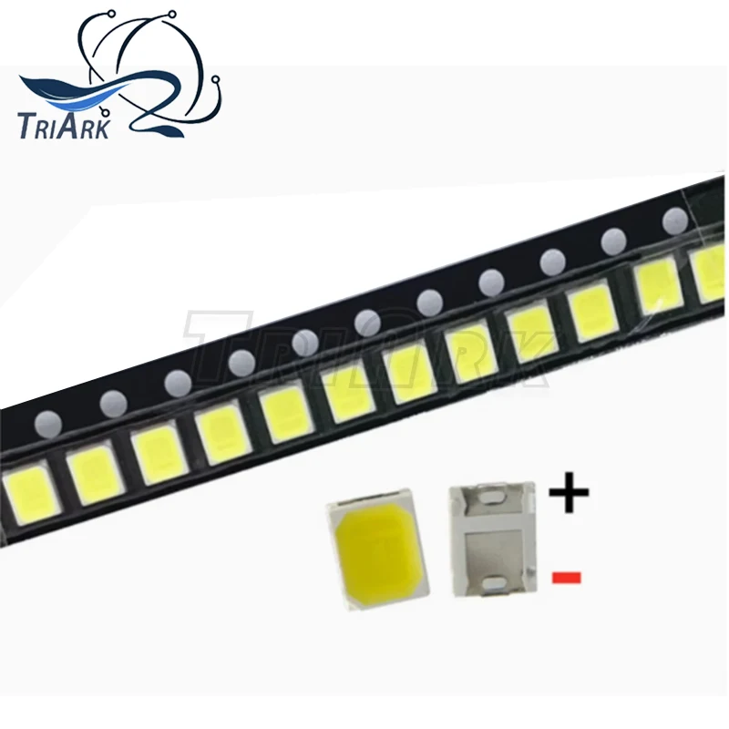 100pcs SMD LED 2835 1W 0.5W 0.2W High Brightness White 3V 6V 9V 18V 36V 150MA/100MA/30MA/60MA/80MA 6000-6500K