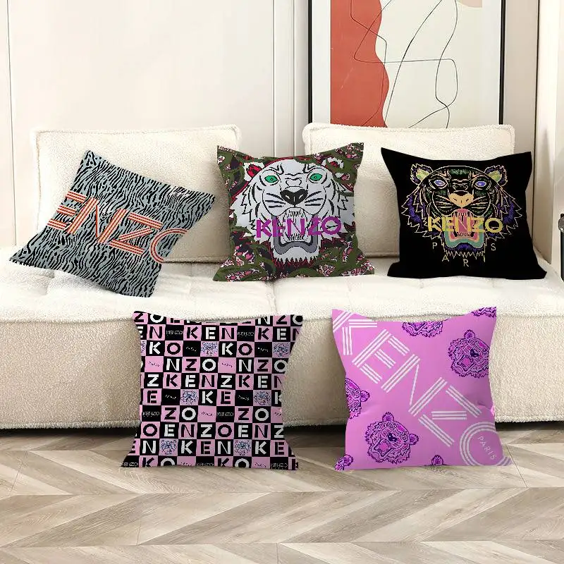 Imprint Tiger K-Kenzos Kissenbezug für Schlafzimmer und Wohnzimmer-Sofa, dekorativer Kissenbezug