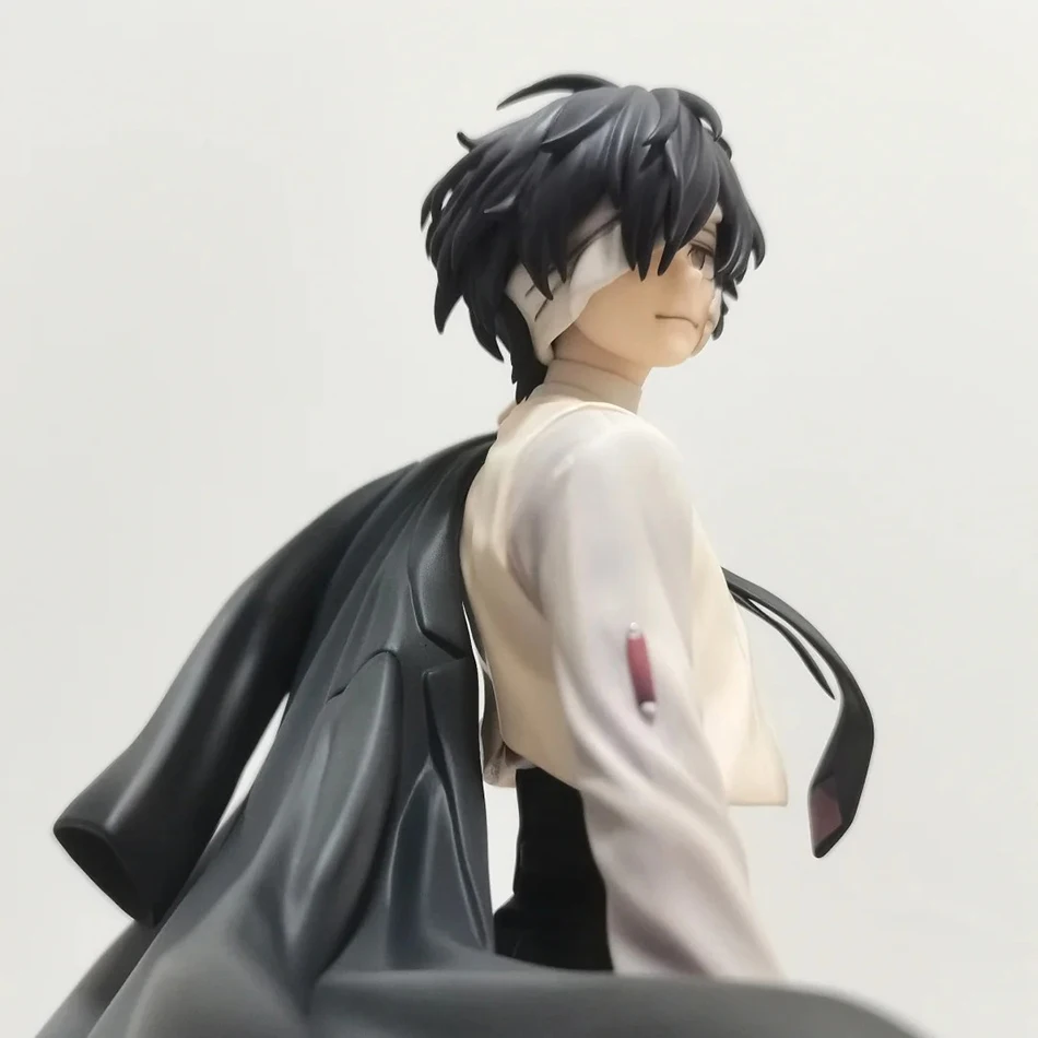 22cm Youth Version Bungou Stray Dogs Dazai Osamu Nakahara Chuuya Anime Figurine PVC Collection Statue Desktop Ornament Toys Gift - view 4