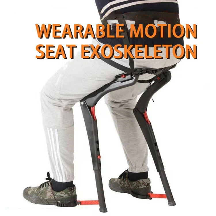 Factory Direct Sales of Industrial Grade Lightweight Wearable Exoskeleton Conceal Seats Rehabilitation Equipment