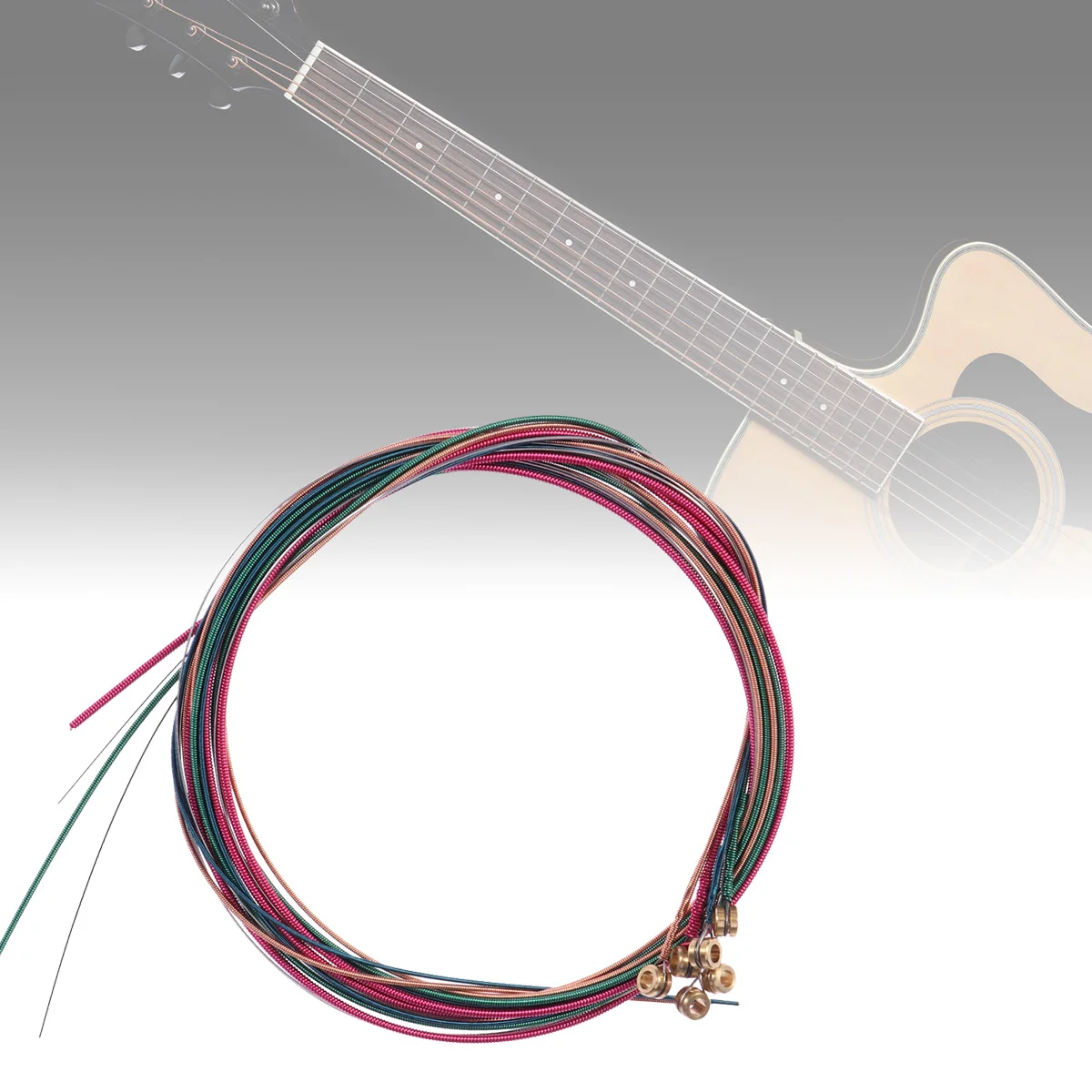 

Colorful Strings Steel Wire Guitar Accessories Acoustic Music Instruments Parts Ballad