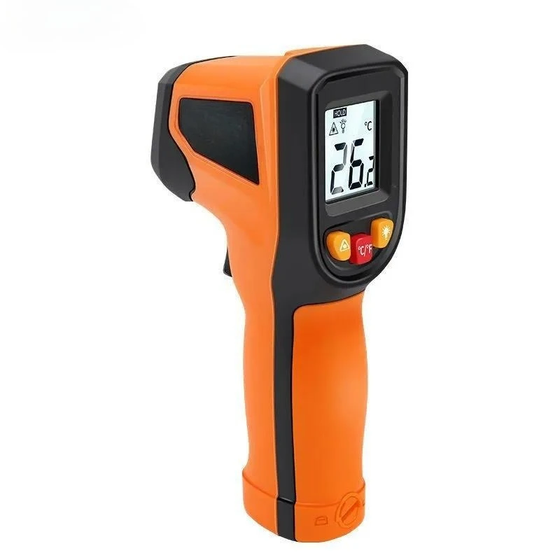 Infrared Thermometer Gun Non Contact Digital Laser Temperature Meter for Industrial Oil Water Kitchen Baking High Temp