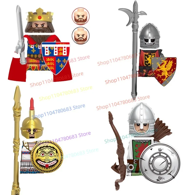 

MOC Building Blocks Anime Middle Roman Knights Armor Third Party Accessories Collection Ornament Toys Christmas Gifts