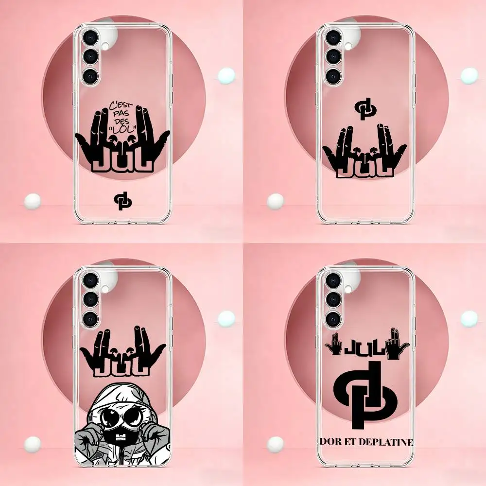 New Superstar Rapper Jul  Phone Case For Samsung Transparent Soft TPU Case A73,A72,A71,A70,A53,A52,A51
