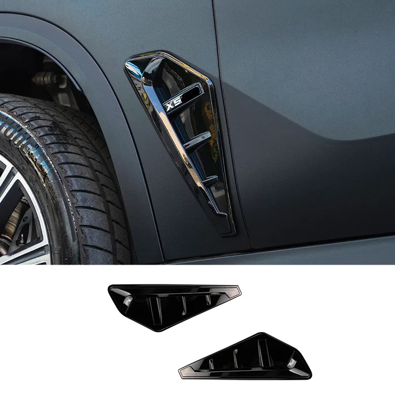 

Car Side Vent Trim Cover Fender Side Marke carbon fiber pattern For BMW X5 G05 2019 2020 2021 2022 2023 Auto Accessories
