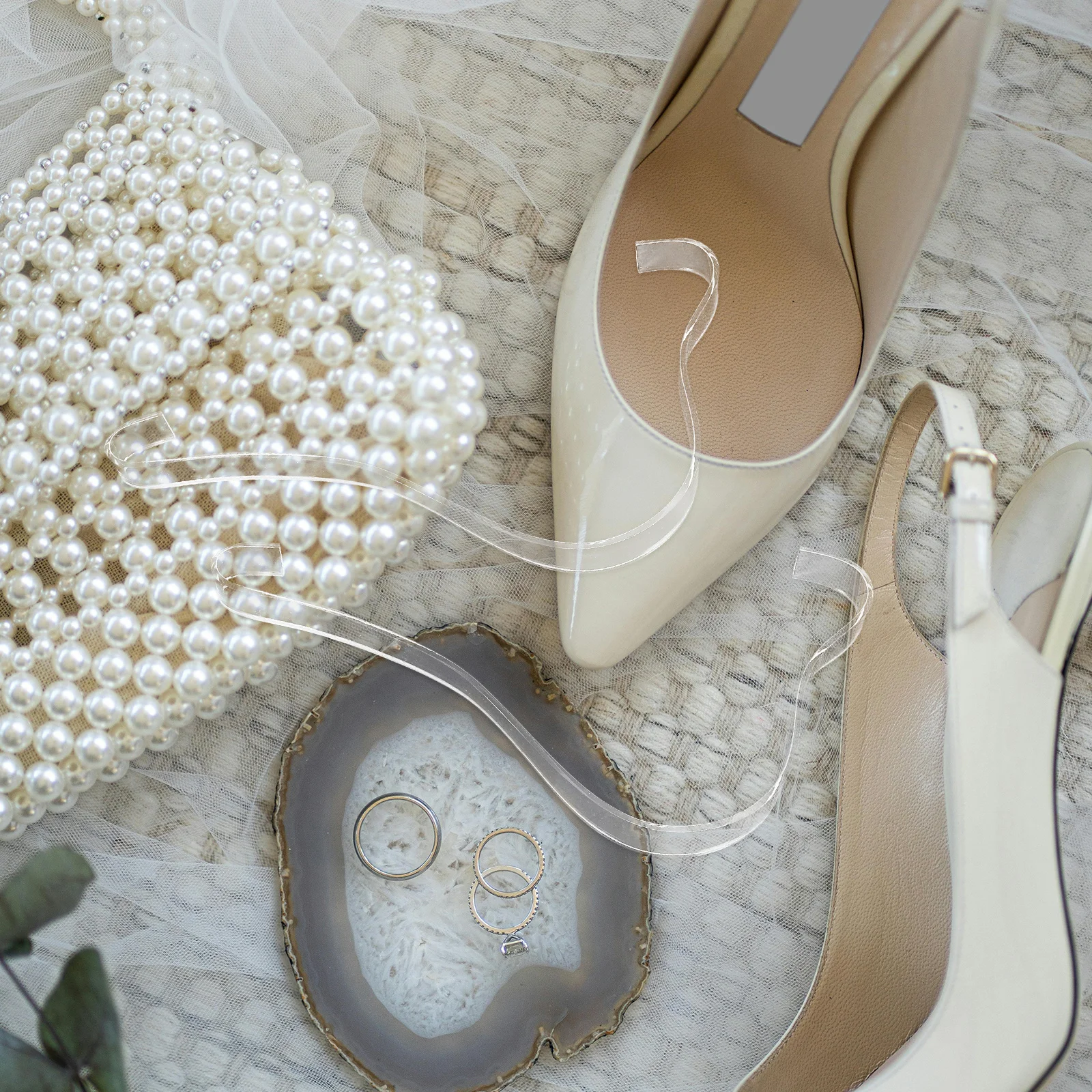 

10pcs High Heels Display Stand Acrylic Shoe Racks Sandal Arch Racks 3mm Lightweight Portable Home Organization Storage